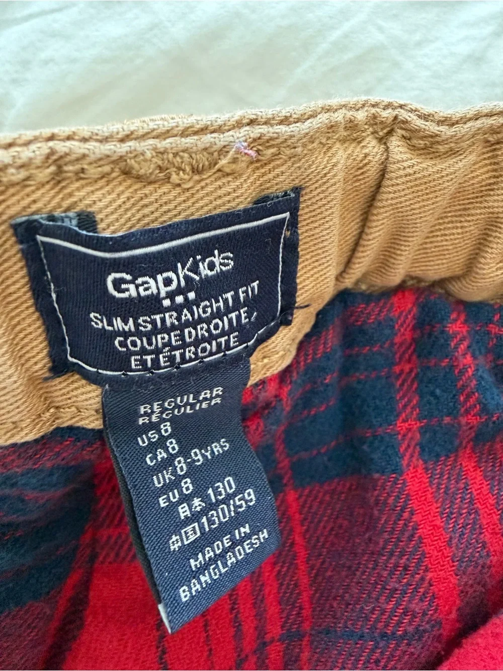Gap Kids Casual Brown Pants - Classic Straight Fit